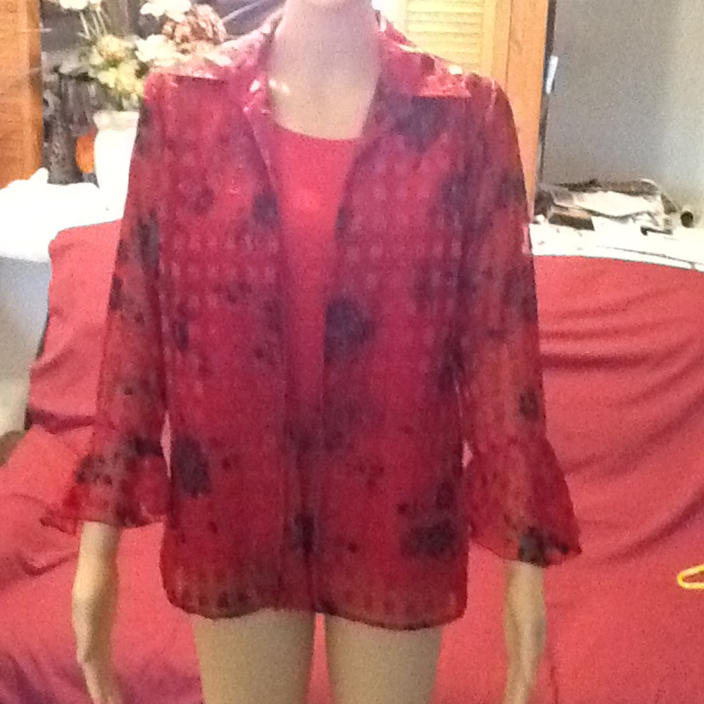 Beautiful Top on Red